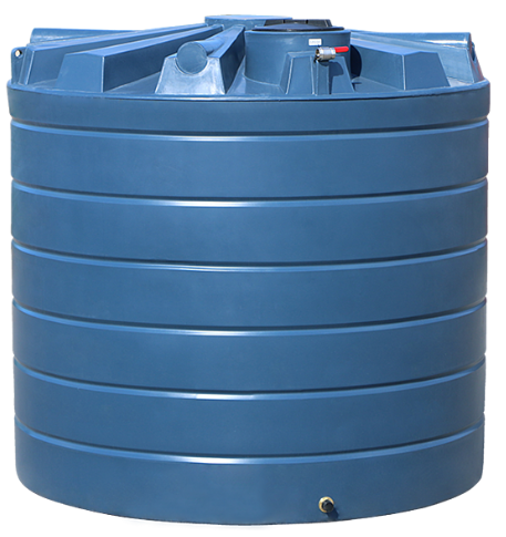 10500L smooth-walled poly water tank