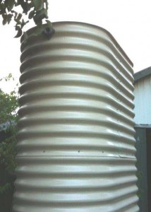 Aquaplate rainwater tank small slimline